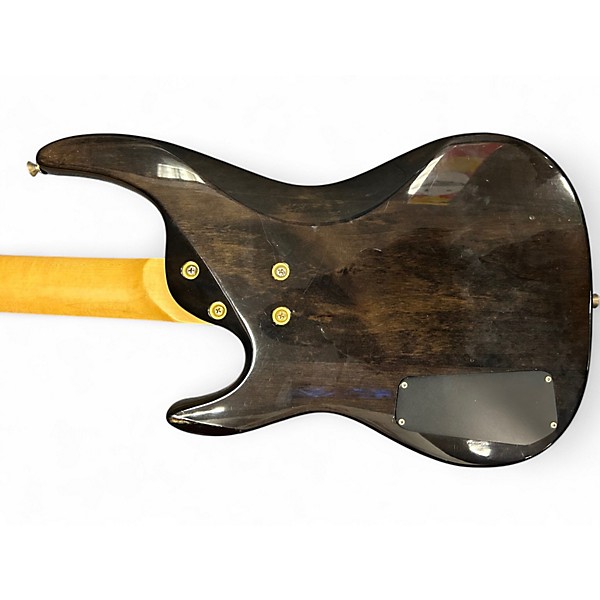 Used Samick Artist Series Fretless Walnut Electric Bass Guitar