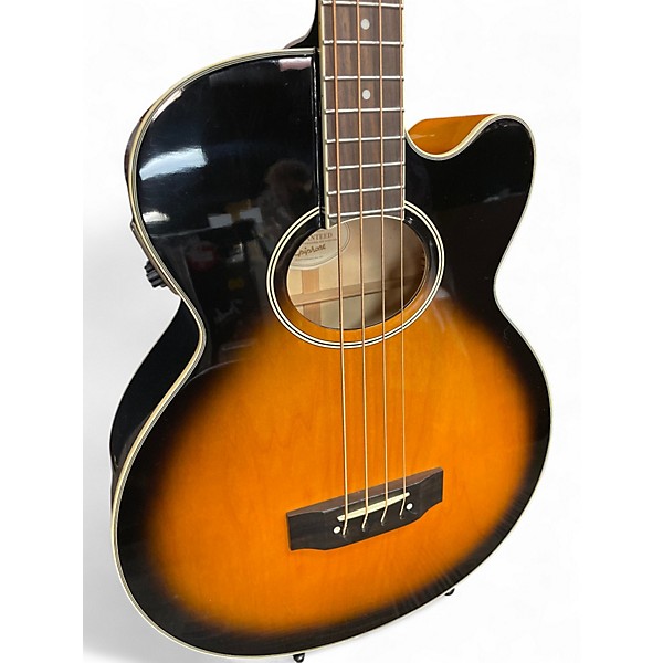 Used Epiphone El Capitan Tobacco Acoustic Bass Guitar