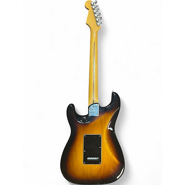 Used Fender American Ultra Luxe Stratocaster 2 Tone Sunburst Solid Body Electric Guitar