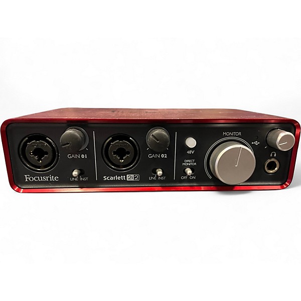 Used Focusrite Scarlett 2i2 Audio Interface