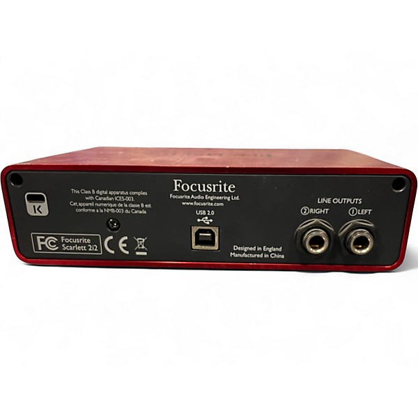 Used Focusrite Scarlett 2i2 Audio Interface