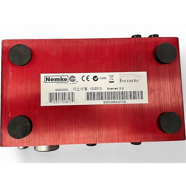 Used Focusrite Scarlett 2i2 Audio Interface