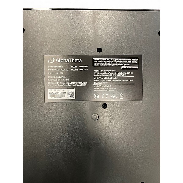 Used AlphaTheta DDJ-GRV6 Production Controller