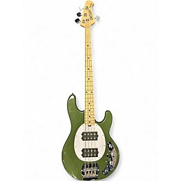 Used Sterling by Music Man Stingray Sub Series Green Electric Bass Guitar