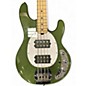 Used Sterling by Music Man Stingray Sub Series Green Electric Bass Guitar