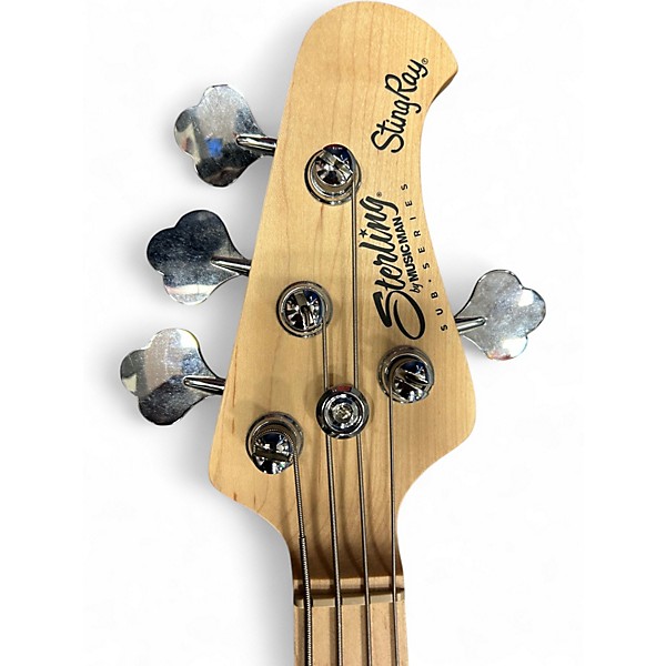 Used Sterling by Music Man Stingray Sub Series Green Electric Bass Guitar