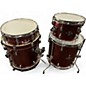 Used Ludwig 4 Piece BACKBEATS BY QUEST LOVE RED SPARKLE Drum Kit thumbnail