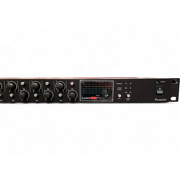 Used Focusrite Scarlett OctoPre Audio Converter