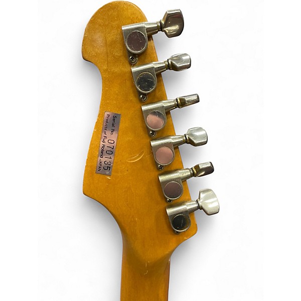 Vintage 1980s Roland G202 Natural Solid Body Electric Guitar