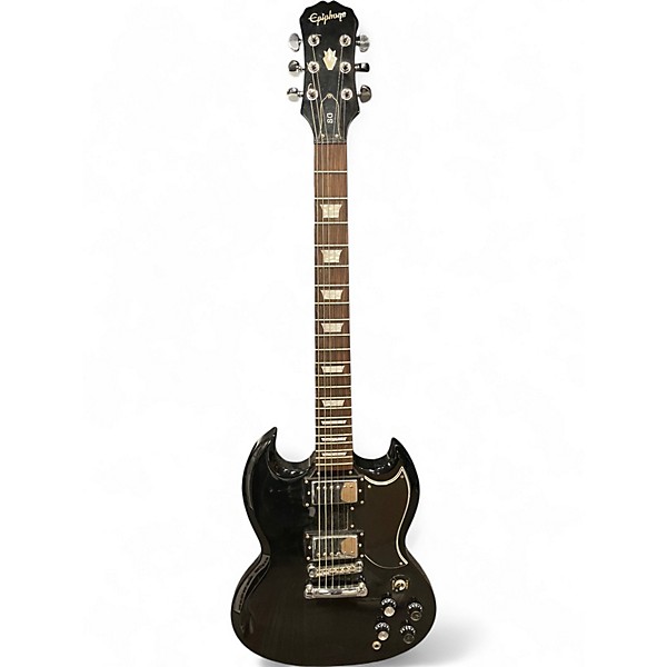 Used Epiphone SG Standard Black Solid Body Electric Guitar