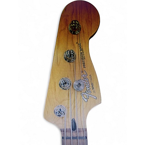 Used Fender Standard Precision Bass Black Electric Bass Guitar