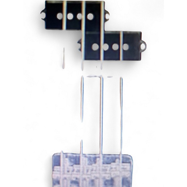 Used Fender Standard Precision Bass Black Electric Bass Guitar