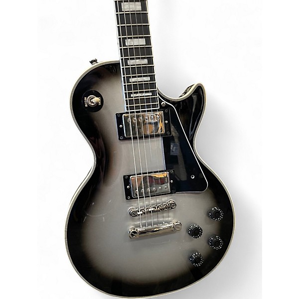 Used Epiphone Les Paul Custom Silverburst Solid Body Electric Guitar