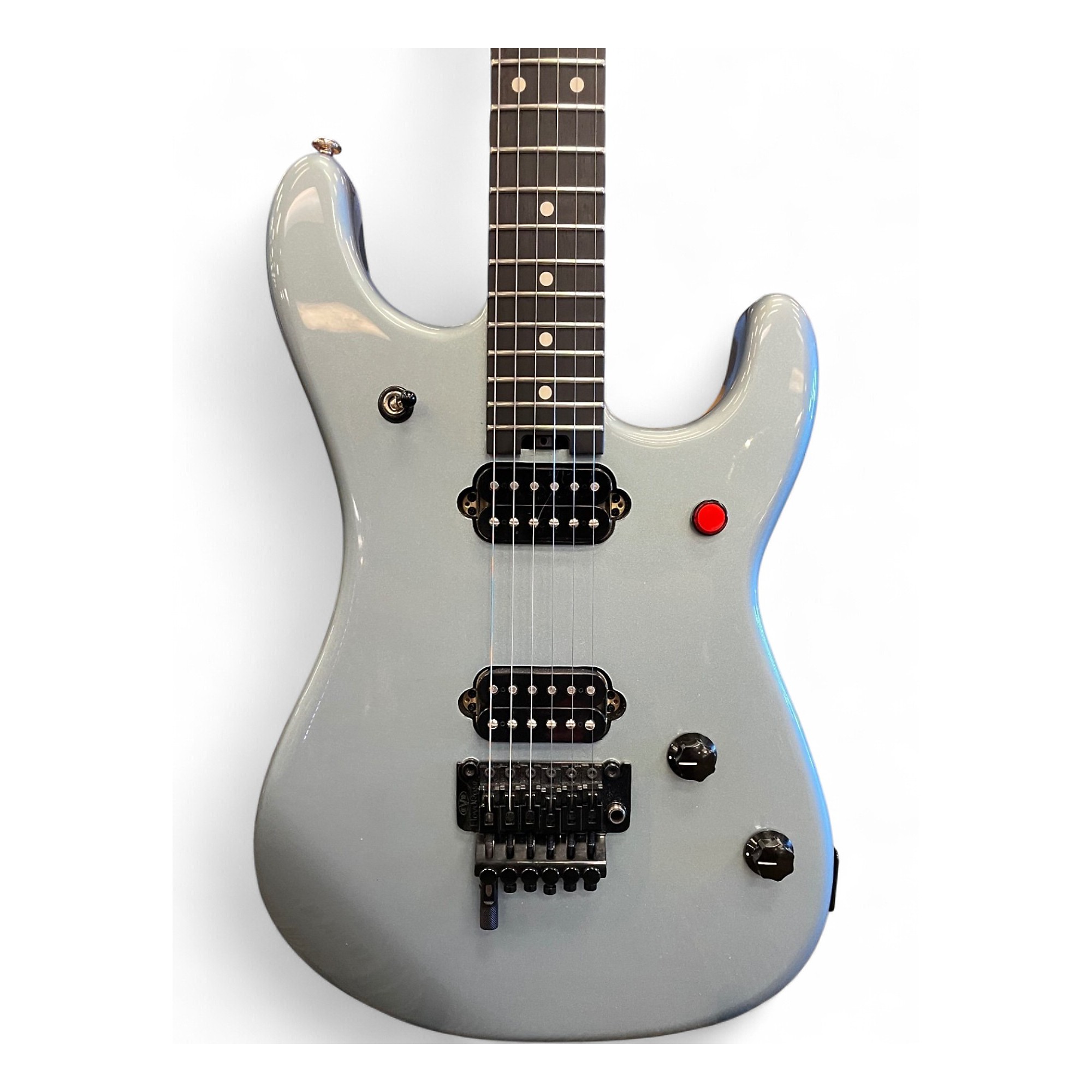Used EVH 5150 Ice Blue Metallic Solid Body Electric Guitar Ice