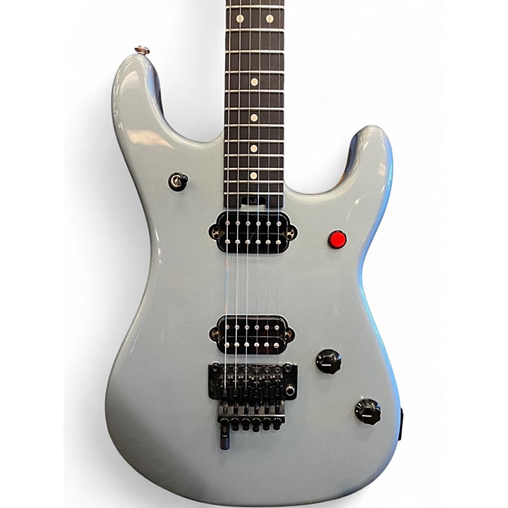Used EVH 5150 Ice Blue Metallic Solid Body Electric Guitar Ice