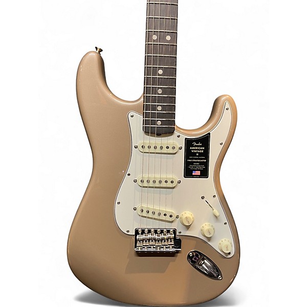 Used Fender American Vintage II 1965 Stratocaster Shoreline Gold Solid Body Electric Guitar