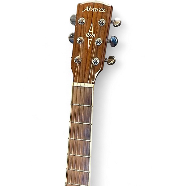 Used Alvarez AG75CE Grand Auditorium Natural Acoustic Electric Guitar