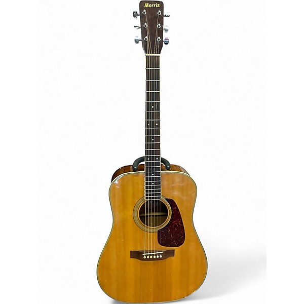 Used Morris md-506 Natural Acoustic Guitar
