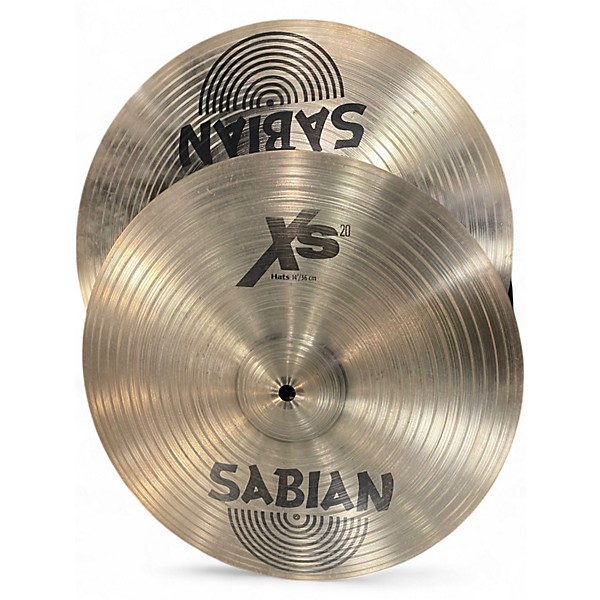 Used SABIAN 14in XS20 Hi Hat Pair Cymbal