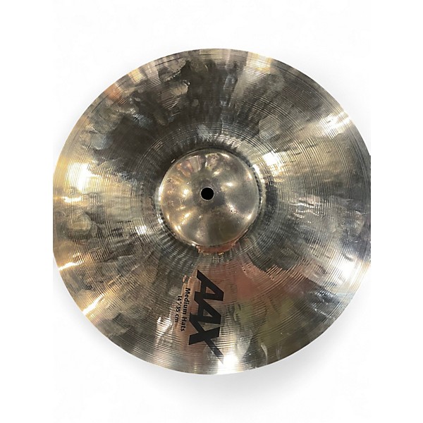 Used SABIAN 14in AAX MEDIUM HATS PAIR Cymbal