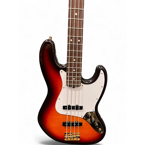 Used Fender 50th anniversary Jazz Bass 3 Color Sunburst Electric Bass Guitar