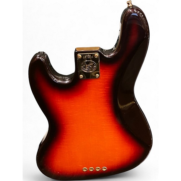 Used Fender 50th anniversary Jazz Bass 3 Color Sunburst Electric Bass Guitar