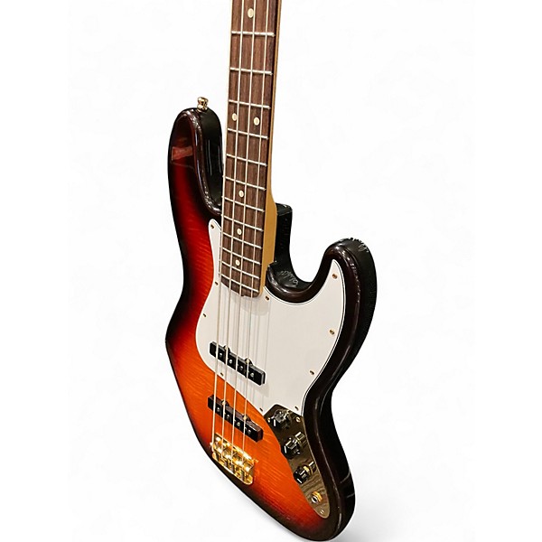 Used Fender 50th anniversary Jazz Bass 3 Color Sunburst Electric Bass Guitar