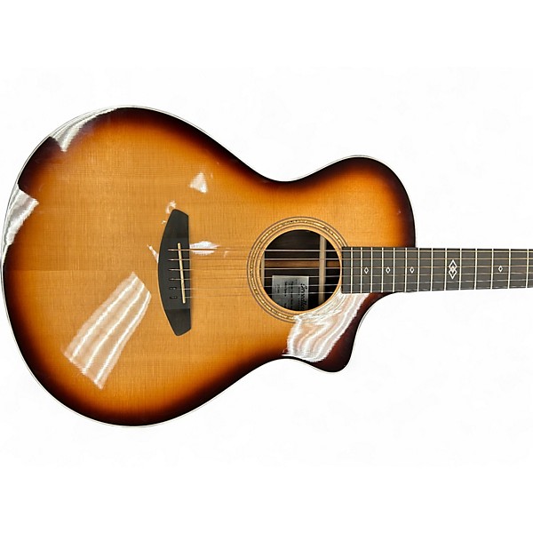 Used Breedlove Premier Concert SITKA SPRUCE Rosewood AMBER BURST Acoustic Electric Guitar