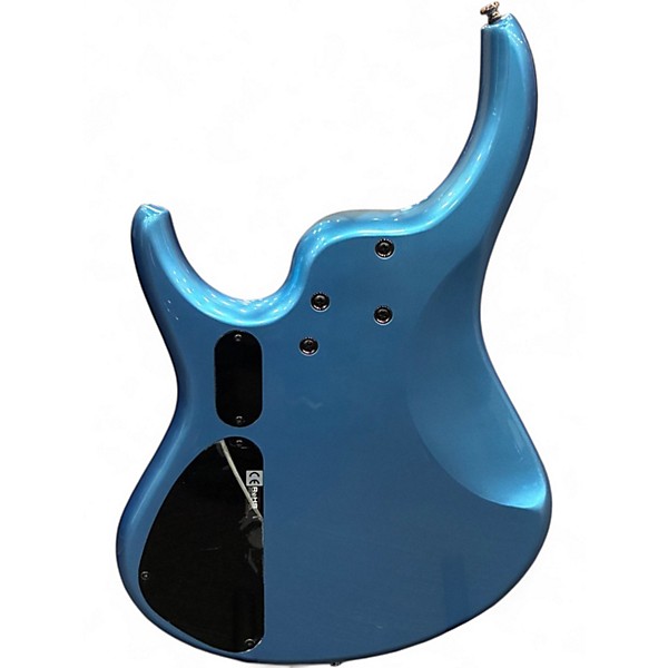 Used MTD Kingston Super 5 Ice Blue Metallic Electric Bass Guitar
