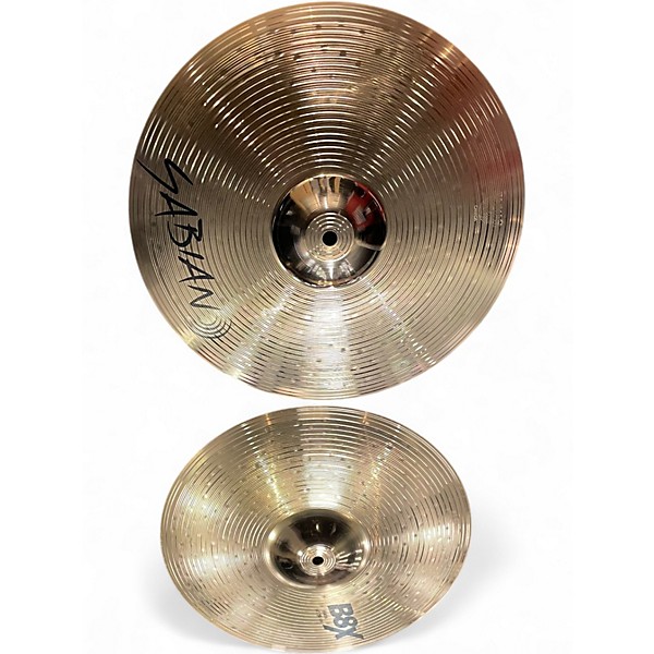 Used SABIAN 14in B8X HIHAT PAIR Cymbal