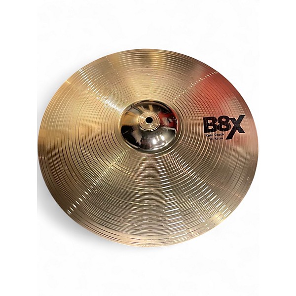 Used SABIAN 16in B8X THIN CRASH Cymbal