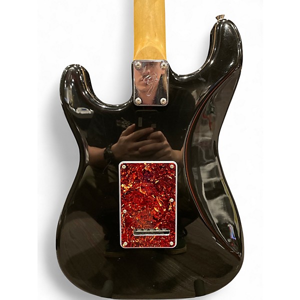 Used Squier STRAT Black Solid Body Electric Guitar