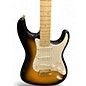 Used Fender 50TH ANNVERSARY AMERICAN DELUXE STRATOCASTER 2 Tone Sunburst Solid Body Electric Guitar