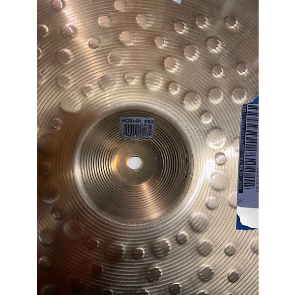 Used MEINL 14in HCS Hi Hat Pair Cymbal
