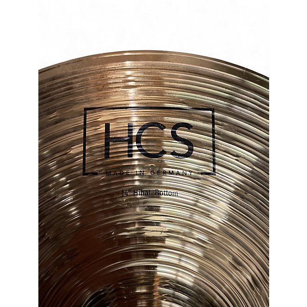 Used MEINL 14in HCS Hi Hat Pair Cymbal