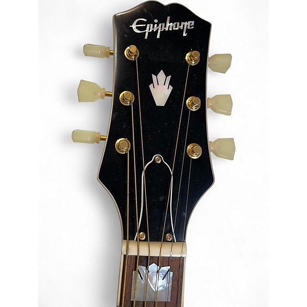 Used Epiphone J 200 Inspired by Gibson 2 Color Sunburst Acoustic Electric Guitar