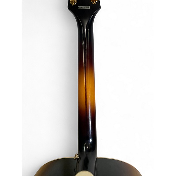 Used Epiphone J 200 Inspired by Gibson 2 Color Sunburst Acoustic Electric Guitar