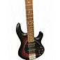 Used Sterling by Music Man StingRay 5 Ruby Red Burst Satin Electric Bass Guitar