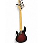 Used Sterling by Music Man StingRay 5 Ruby Red Burst Satin Electric Bass Guitar