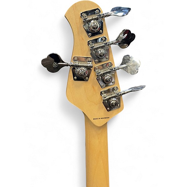 Used Sterling by Music Man StingRay 5 Ruby Red Burst Satin Electric Bass Guitar