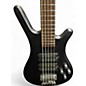 Used Warwick Corvette 5 String BLACK Electric Bass Guitar
