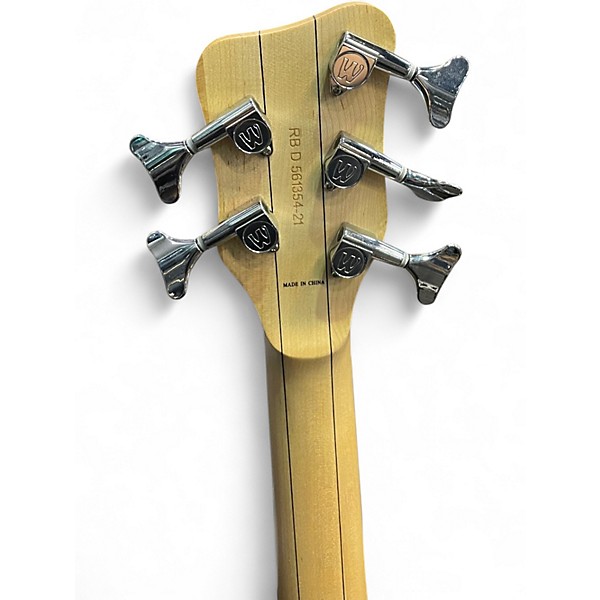 Used Warwick Corvette 5 String BLACK Electric Bass Guitar