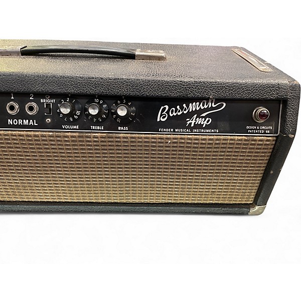 Used 1965 Fender Bassman Amp Tube Bass Amp Head