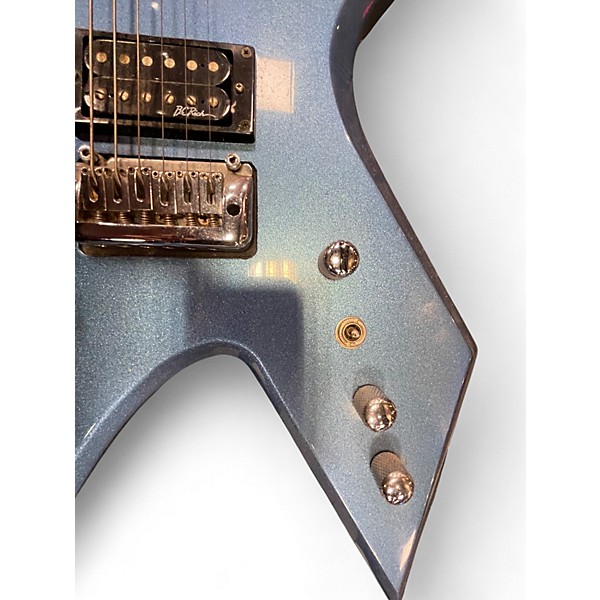 Used B.C. Rich WARLOCK BLUE Solid Body Electric Guitar