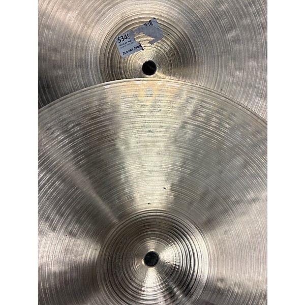 Used Zildjian 14in A Custom Hi Hat Pair Cymbal