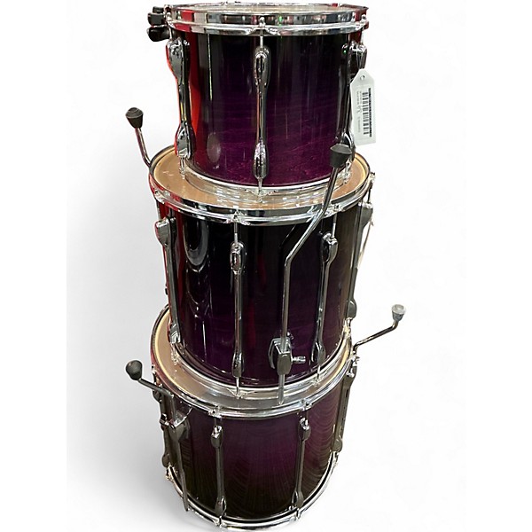 Used TAMA 8 Piece Rockstar PURPLE FADE Drum Kit