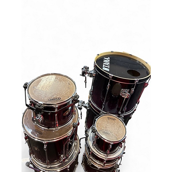 Used TAMA 8 Piece Rockstar PURPLE FADE Drum Kit