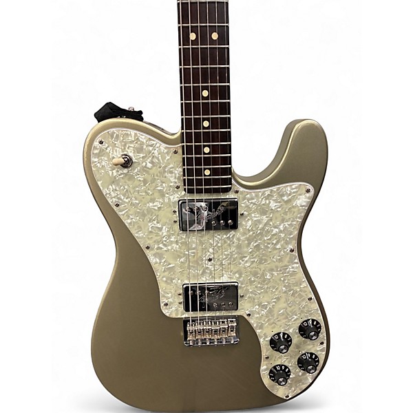 Used Fender American Deluxe Thinline Telecaster Limited Edition CHAMPAGNE GOLD Solid Body Electric Guitar