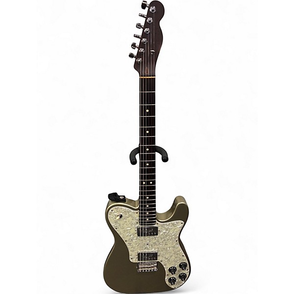 Used Fender American Deluxe Thinline Telecaster Limited Edition CHAMPAGNE GOLD Solid Body Electric Guitar