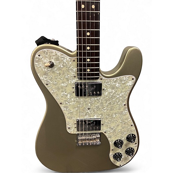 Used Fender American Deluxe Thinline Telecaster Limited Edition CHAMPAGNE GOLD Solid Body Electric Guitar